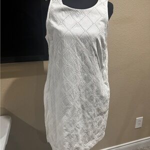 Tommy Bahama White Textured Dress